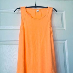 Orange Workout Tank Top